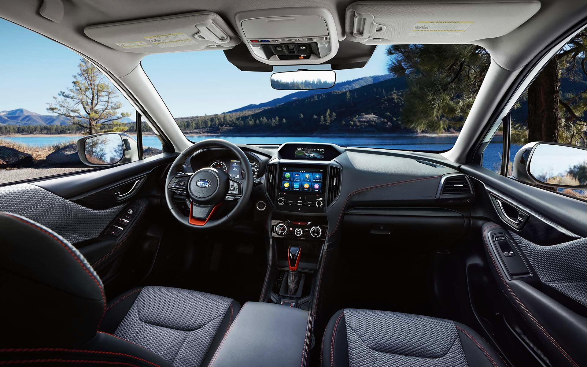 The interior and front dash of the 2022 Forester. | Tindol Subaru in Gastonia NC