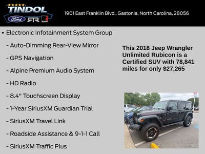 2018 Jeep Wrangler Unlimited Rubicon