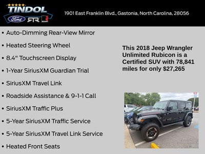 2018 Jeep Wrangler Unlimited Rubicon