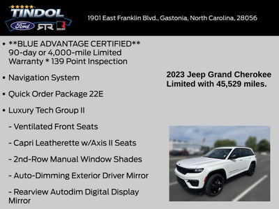 2023 Jeep Grand Cherokee Limited