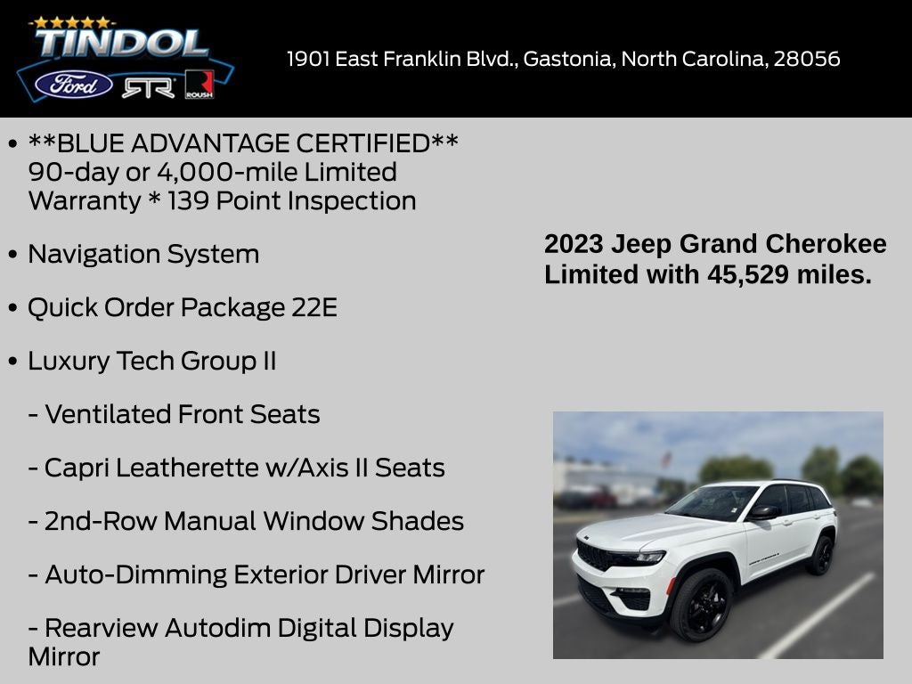 2023 Jeep Grand Cherokee Limited