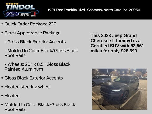 2023 Jeep Grand Cherokee L Limited