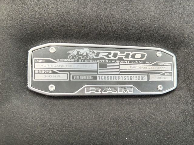 2025 RAM 1500 RHO