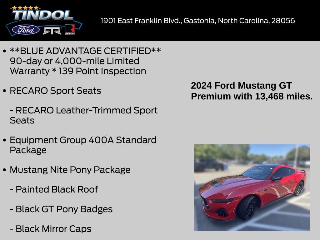 2024 Ford Mustang GT Premium