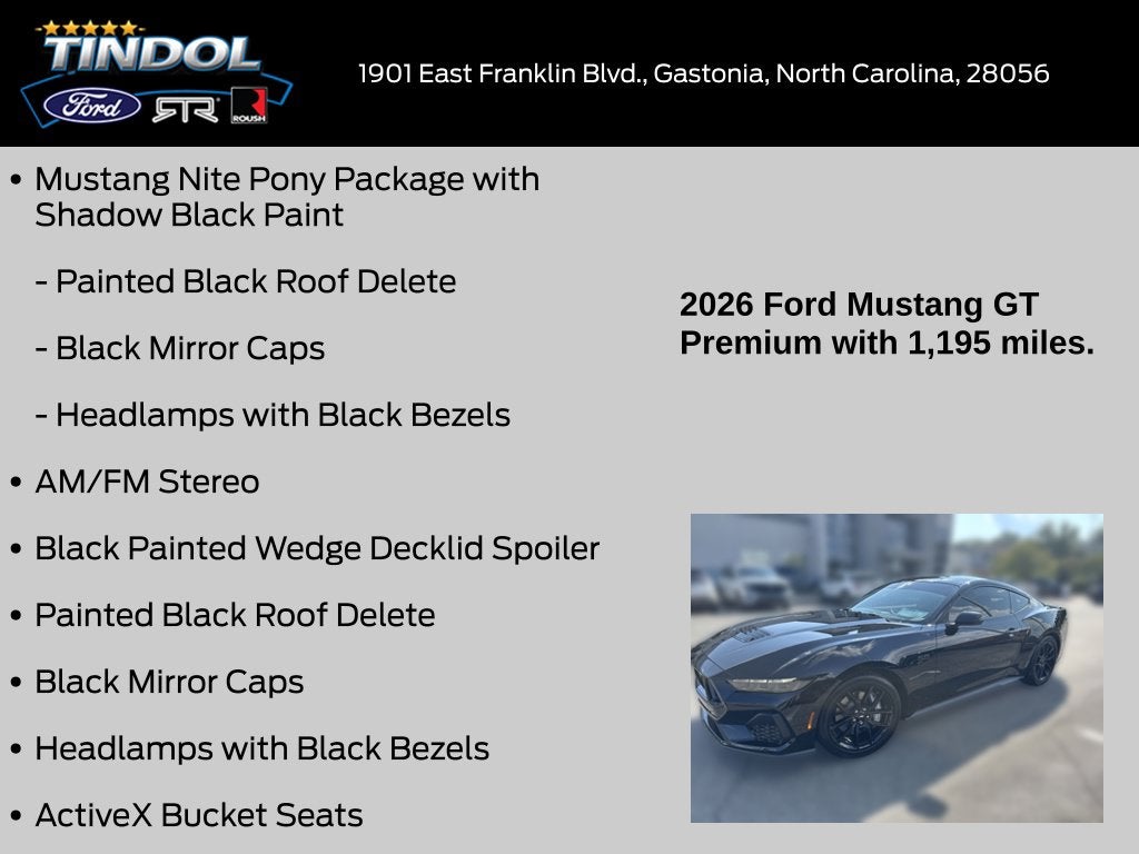 2026 Ford Mustang GT Premium