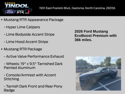 2026 Ford Mustang EcoBoost Premium