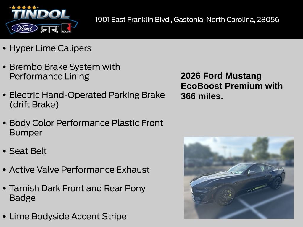 2026 Ford Mustang EcoBoost Premium