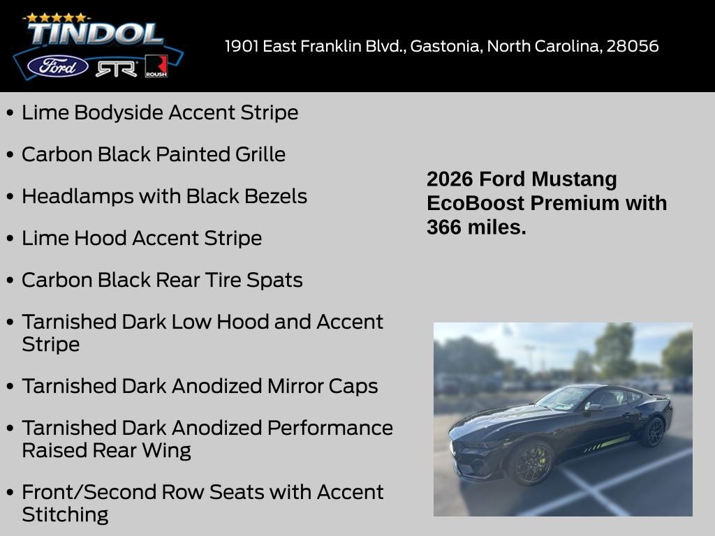 2026 Ford Mustang EcoBoost Premium