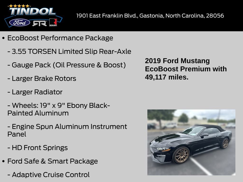 2019 Ford Mustang EcoBoost Premium
