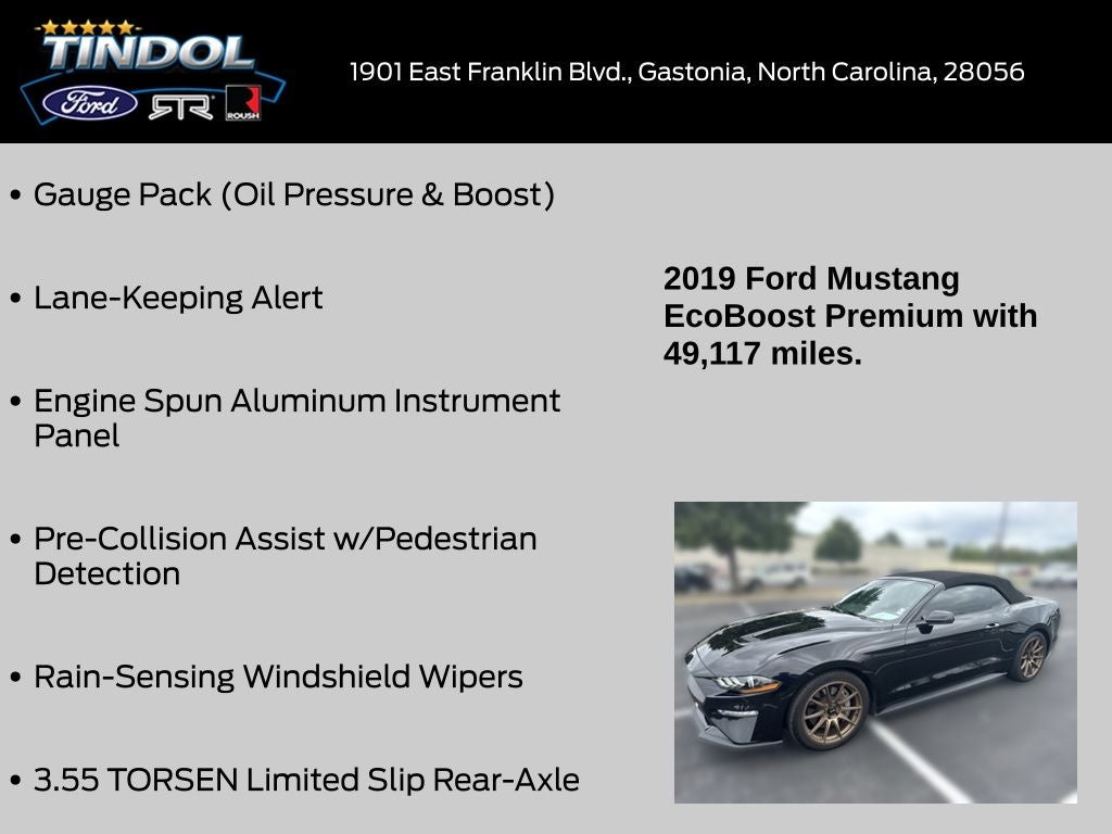 2019 Ford Mustang EcoBoost Premium
