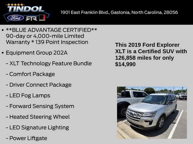 2019 Ford Explorer XLT