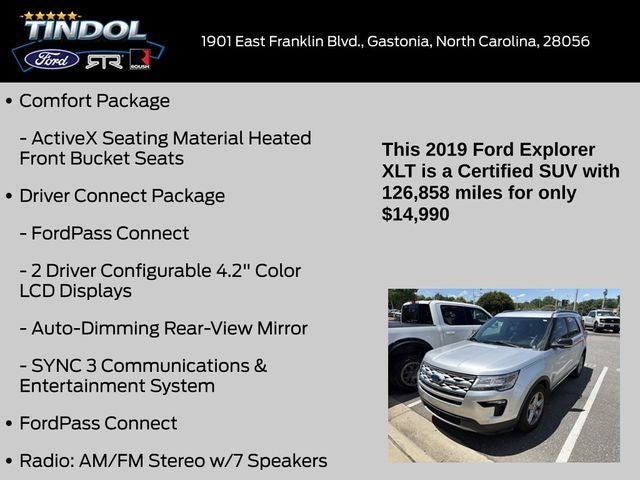 2019 Ford Explorer XLT