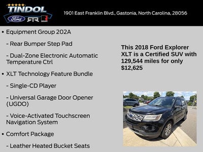2018 Ford Explorer XLT