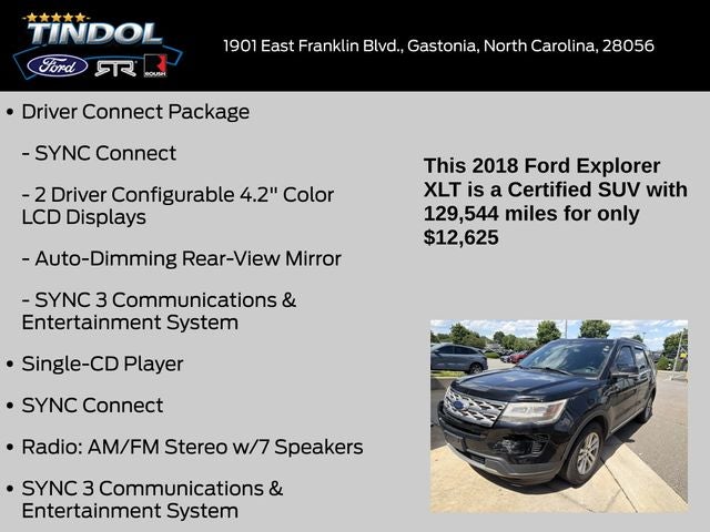 2018 Ford Explorer XLT
