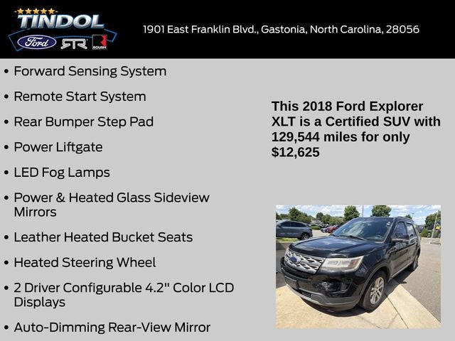 2018 Ford Explorer XLT