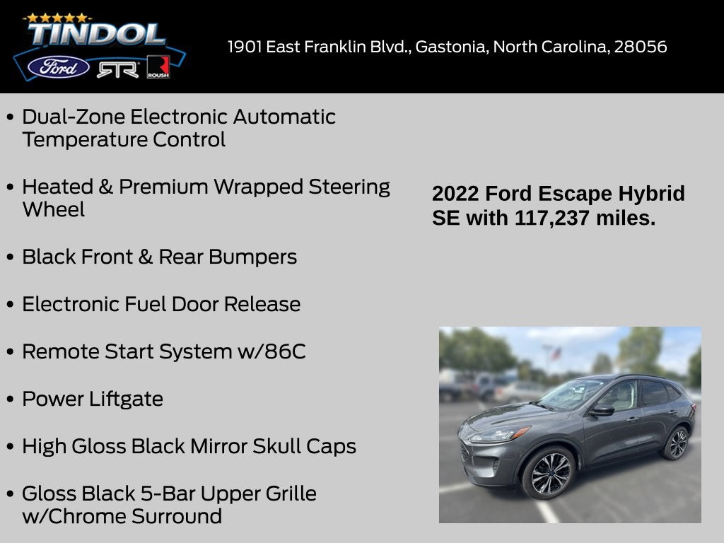 2022 Ford Escape Hybrid SE