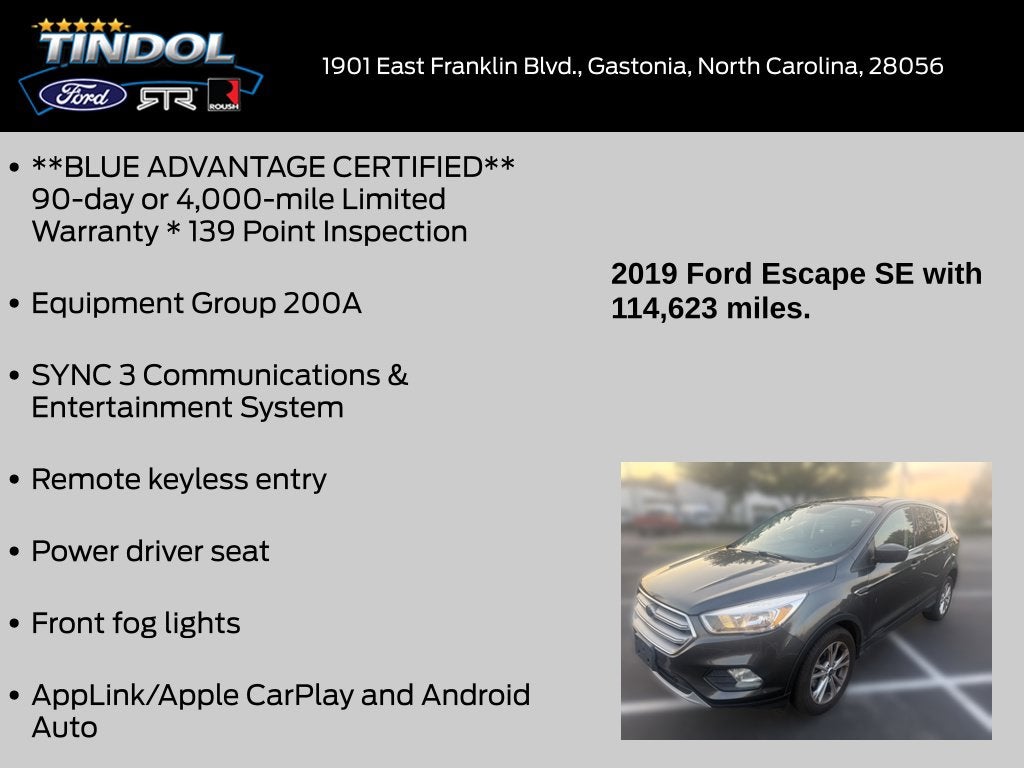 2019 Ford Escape SE