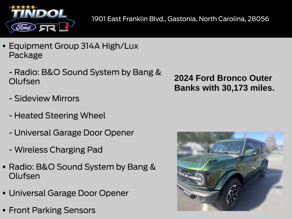 2024 Ford Bronco Outer Banks