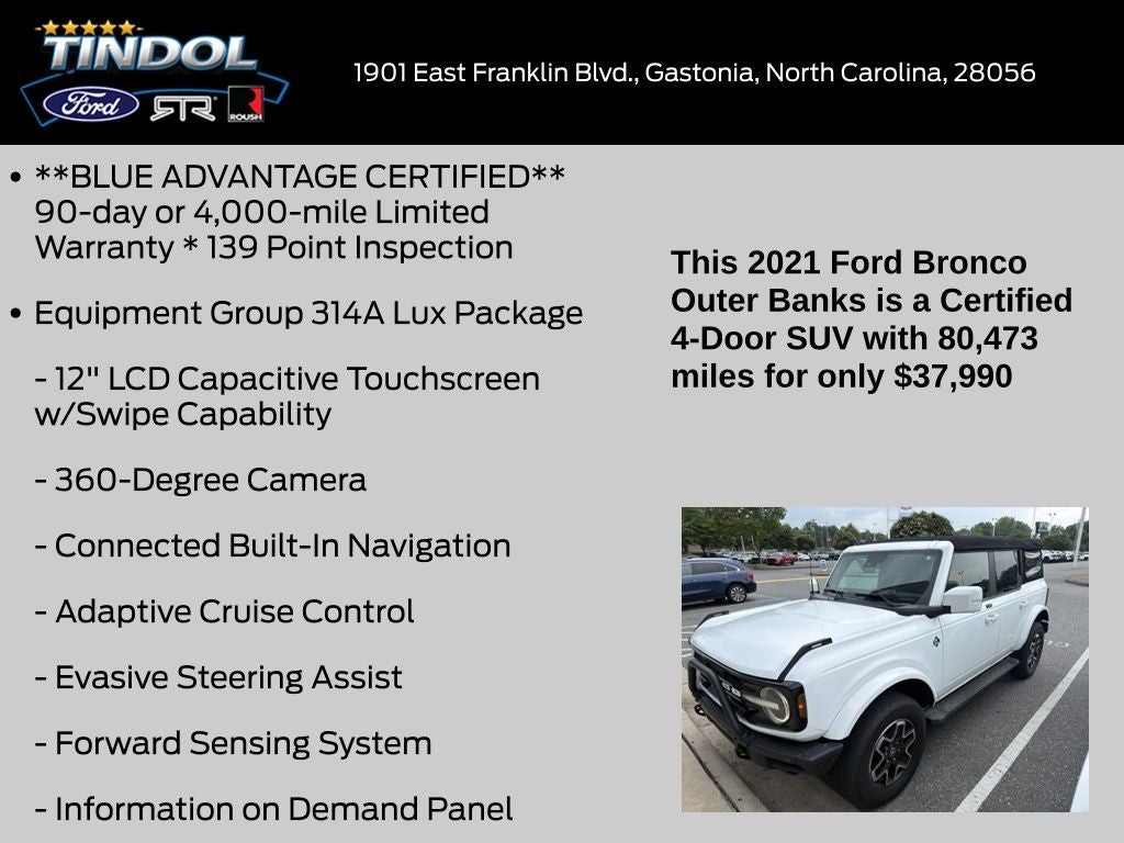 2021 Ford Bronco Outer Banks