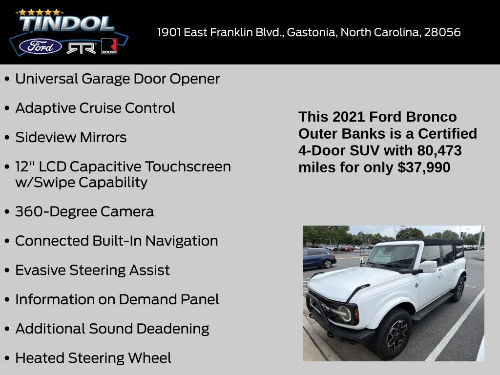 2021 Ford Bronco Outer Banks
