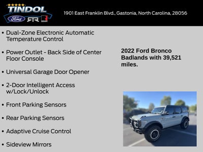 2022 Ford Bronco Badlands