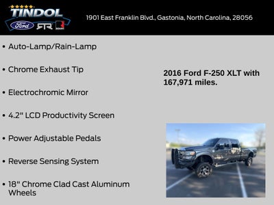 2016 Ford F-250SD XLT