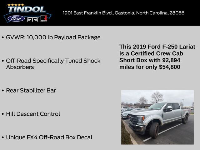 2019 Ford F-250SD Lariat Roush