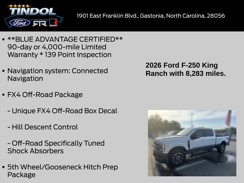 2026 Ford F-250SD King Ranch