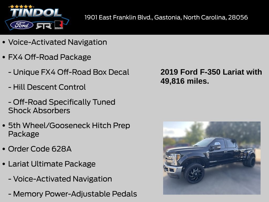 2019 Ford F-350SD Lariat DRW
