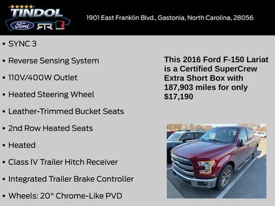 2016 Ford F-150 Lariat