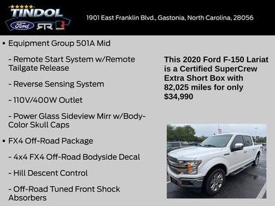 2020 Ford F-150 Lariat