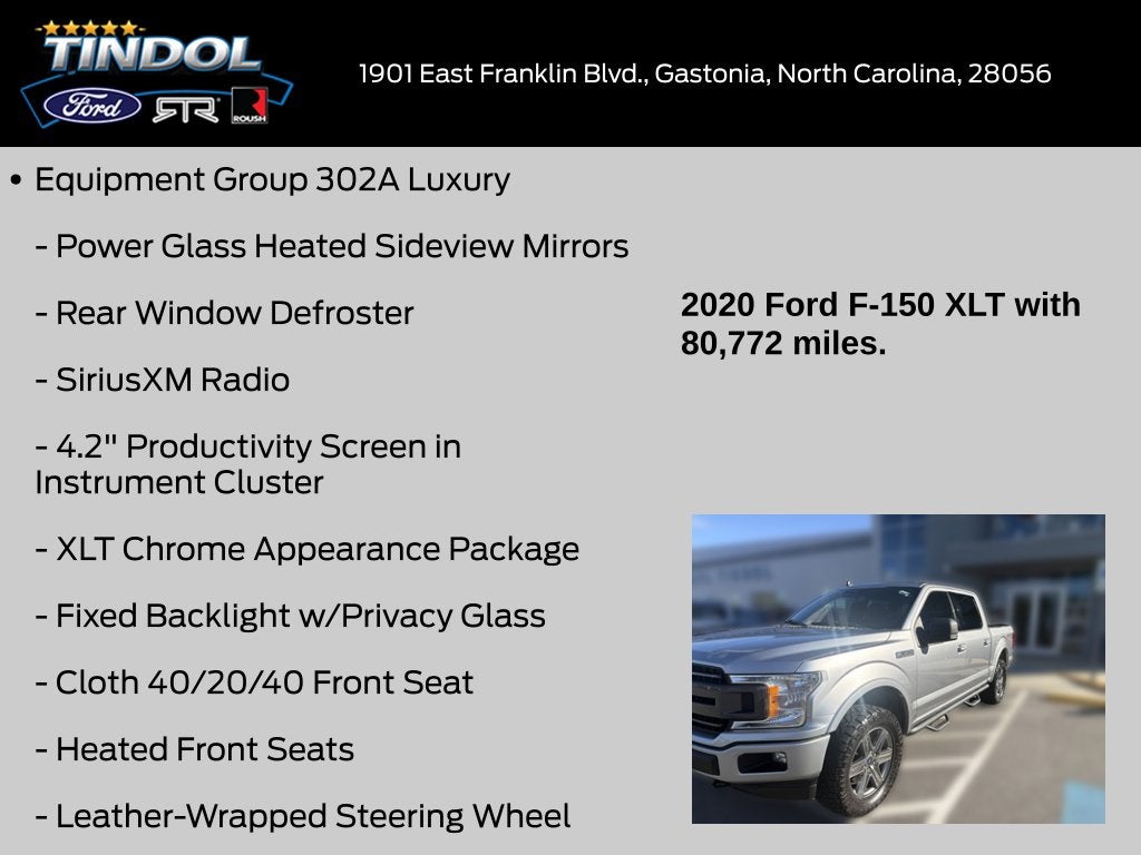 2020 Ford F-150 XLT