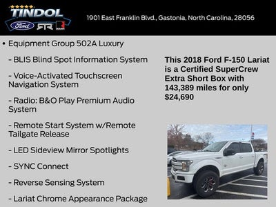 2018 Ford F-150 Lariat
