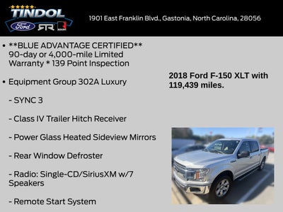 2018 Ford F-150 XLT