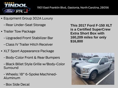 2017 Ford F-150 XLT