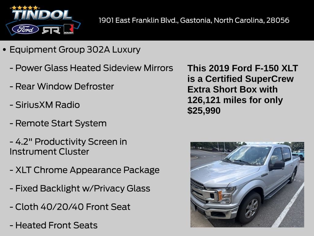 2019 Ford F-150 XLT