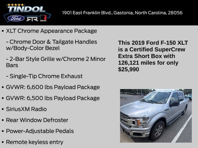 2019 Ford F-150 XLT