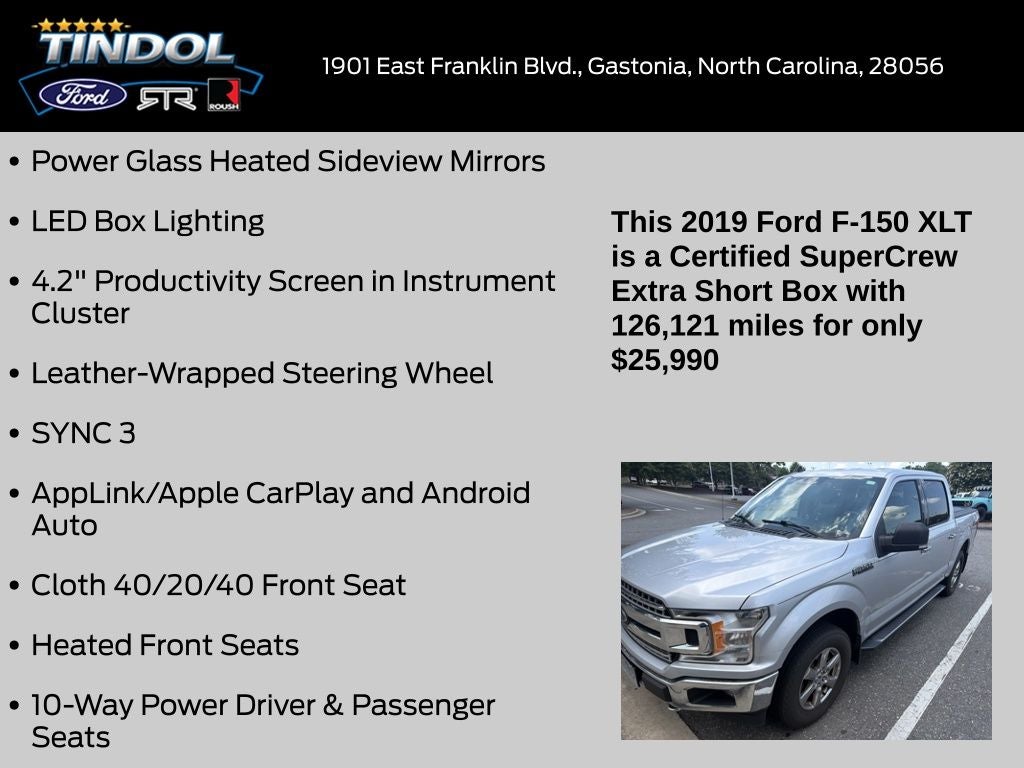 2019 Ford F-150 XLT
