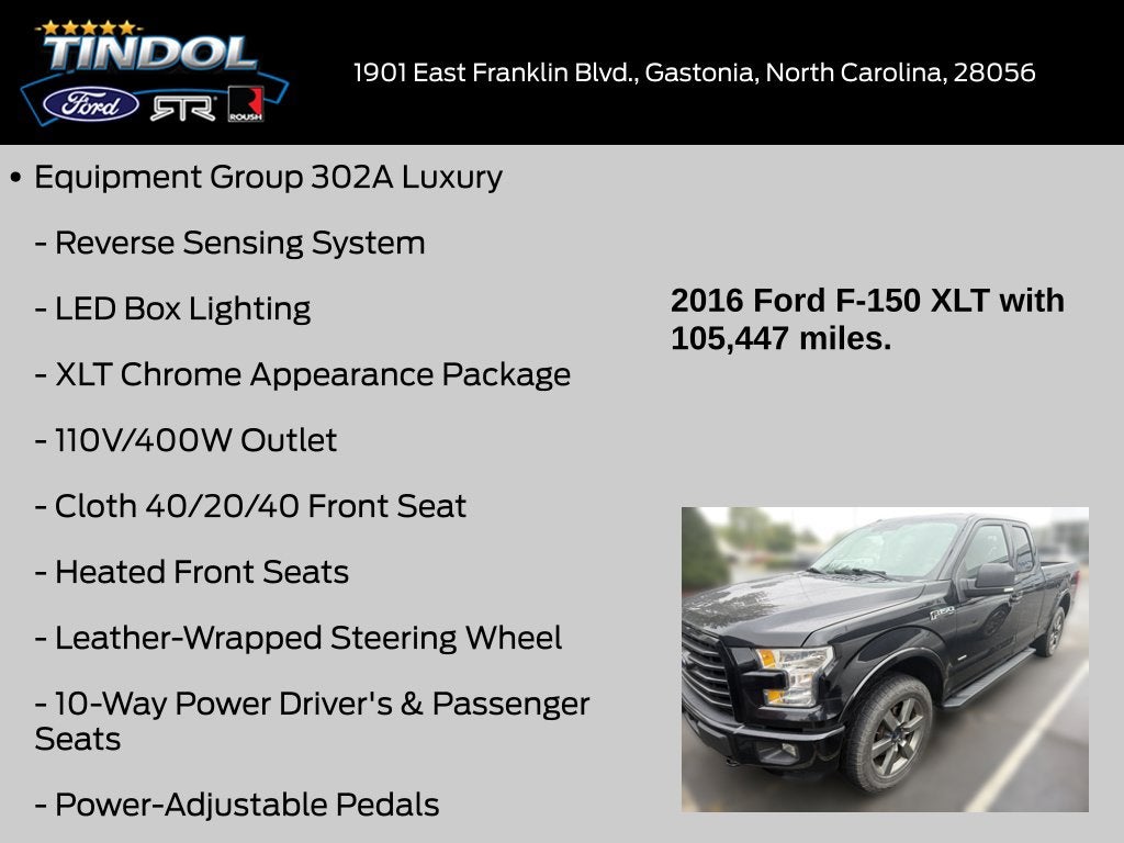 2016 Ford F-150 XLT