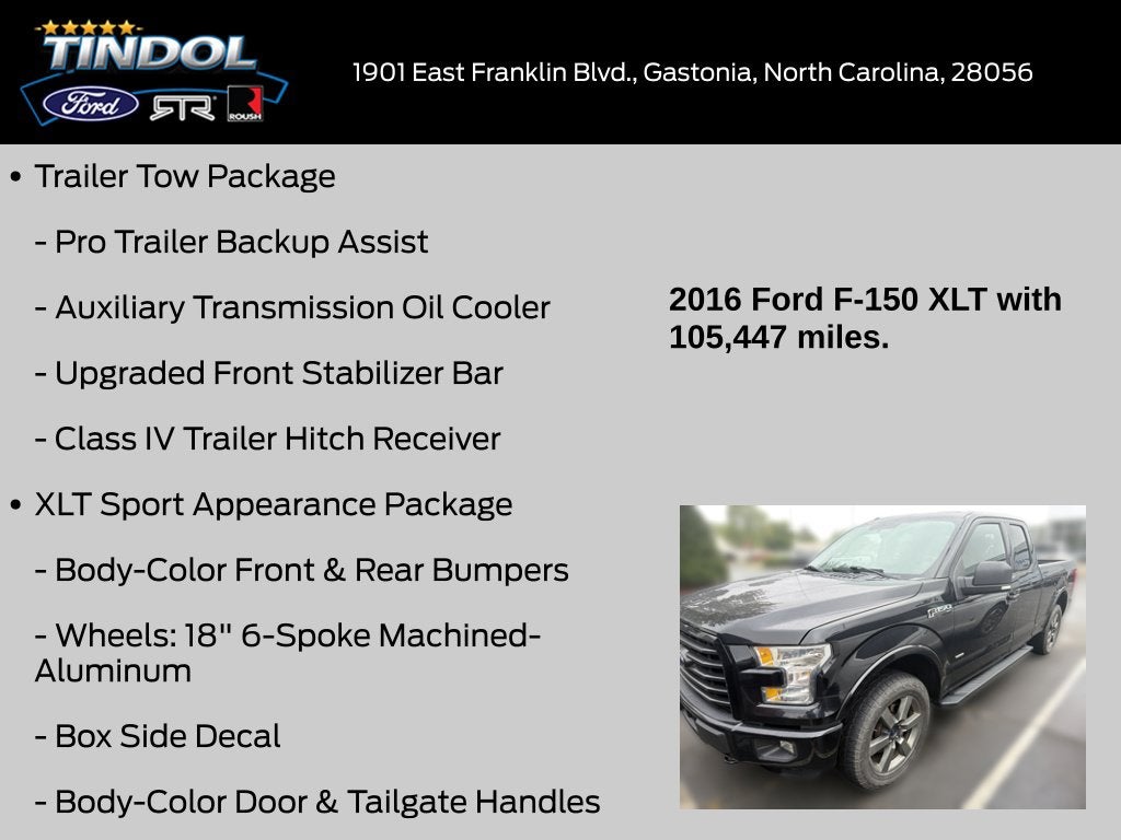2016 Ford F-150 XLT