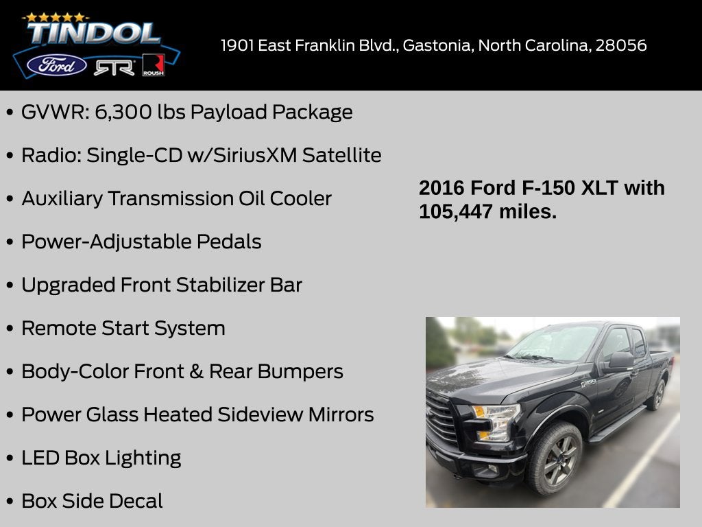 2016 Ford F-150 XLT