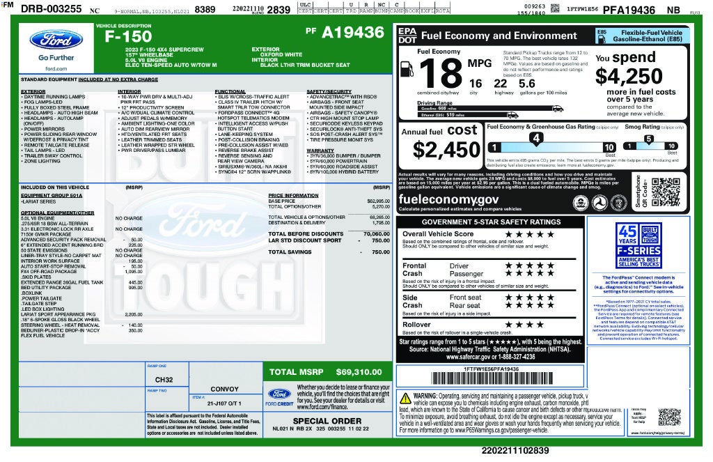 2023 Ford F-150 Lariat