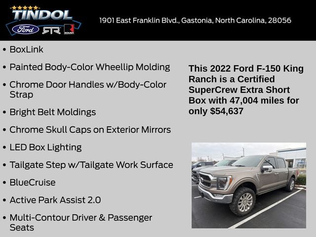2022 Ford F-150 King Ranch