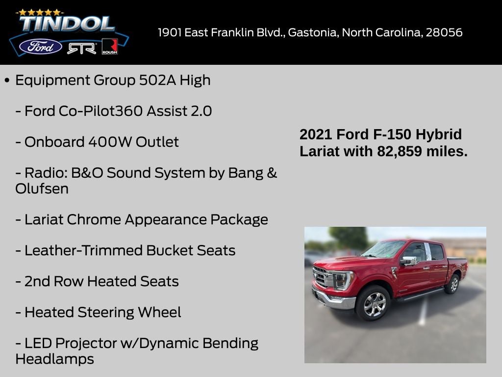 2021 Ford F-150 Lariat
