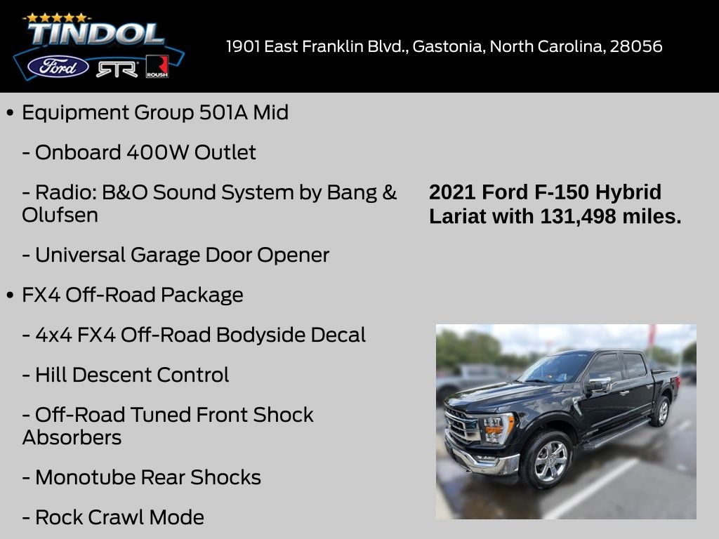2021 Ford F-150 Lariat