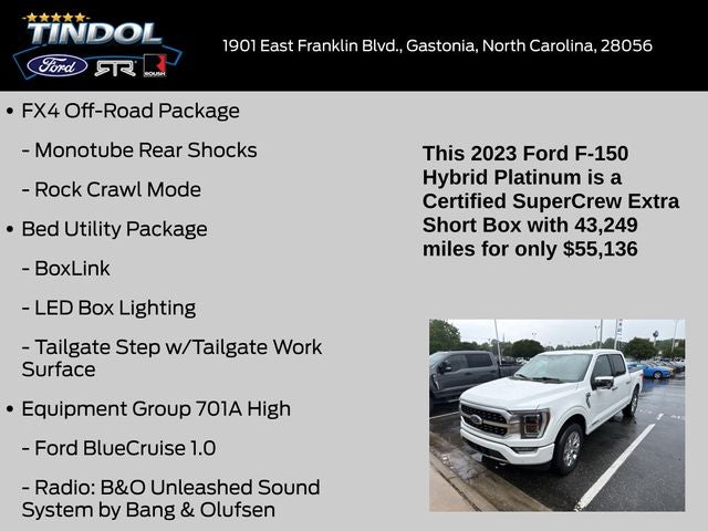 2023 Ford F-150 Platinum