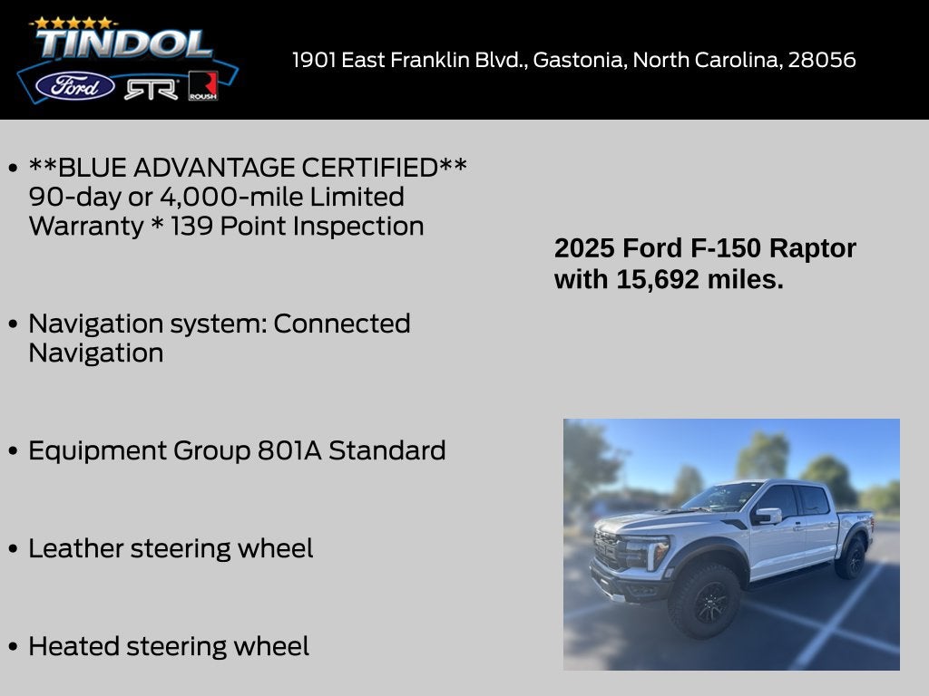 2025 Ford F-150 Raptor