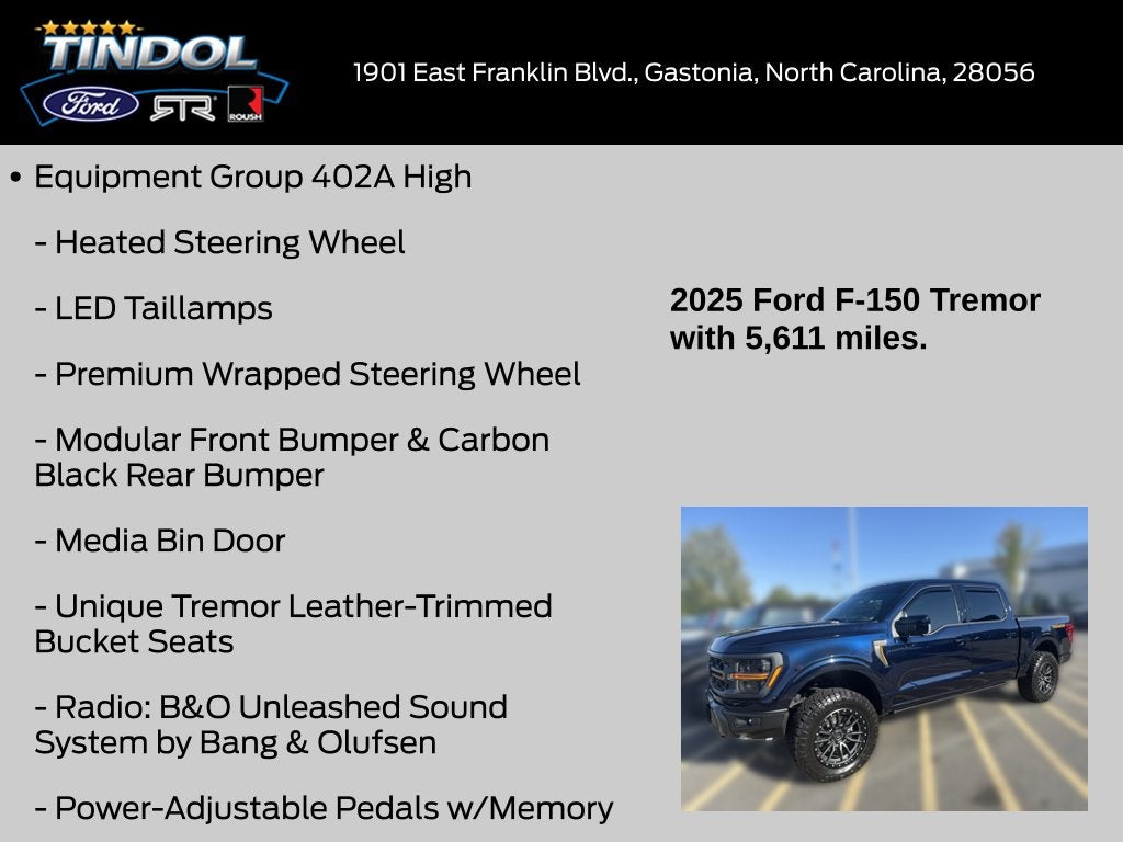 2025 Ford F-150 Tremor