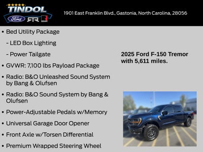 2025 Ford F-150 Tremor