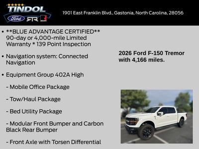 2026 Ford F-150 Tremor